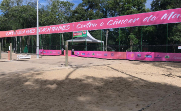 Partidas do Open VIVA MAIS de Beach Tennis ocorrem neste sábado 