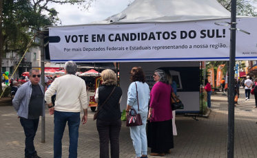 Às vésperas da eleição, entidades incentivam voto em candidatos do Sul