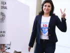 Simone Tebet vota em Campo Grande