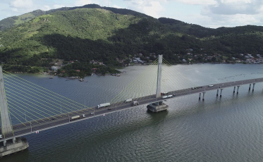 Laguna: Trânsito é liberado na Ponte Anita Garibaldi 