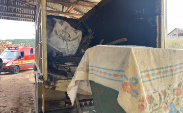 São Ludgero: Trabalhador morre após cair em triturador de palete