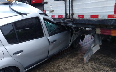 Criciúma: Condutor fica ferido em acidente na SC-445 (FOTOS)