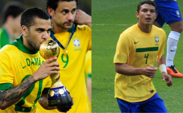 Convocados, Dani Alves e Thiago Silva quebram recorde de 55 anos 