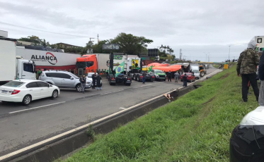 Santa Catarina tem 39 interdições em rodovias federais