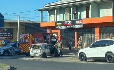 Colisão entre dois veículos é registrada próxima ao Terminal da Própera 