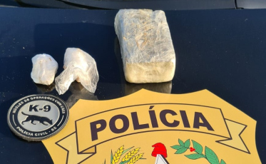 Operação apreende drogas escondidas embaixo de residência em Jaguaruna 