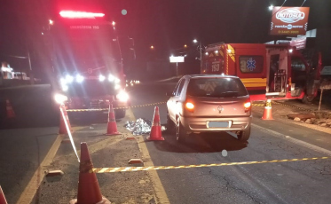 Mulher morre após ser atropelada duas vezes em acidente na SC-108