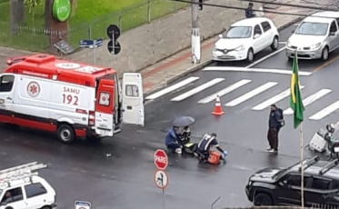 Criciúma: Acidente alerta para falta de segurança em cruzamento da Rua São José
