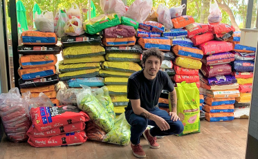 Projeto Tattoo Solidária arrecada quase duas toneladas de ração em Criciúma