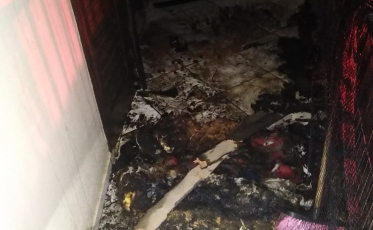 Forquilhinha: Morador combate princípio de incêndio em residência