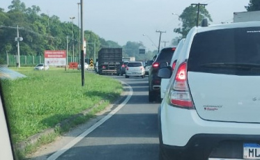 SC-108: Trânsito apresenta lentidão no sentido Cocal do Sul