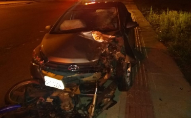 Criciúma: Motociclista morre em colisão frontal na Rodovia Alexandre Beloli