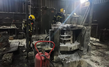 Forno de fundição explode em empresa de Treviso