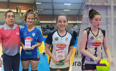 Atletas da APAV/Forquilhinha são convocadas para seletiva da Seleção Catarinense de voleibol 