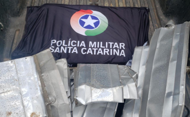 Dupla é presa após furtar cinco quilos de alumínio em Criciúma 