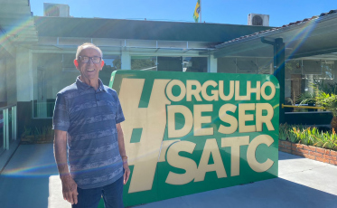 “Me orgulho muito de ter estudado na Satc”, diz ex-aluno da instituição