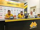 Canesin e Torrão são apresentados pelo Criciúma e elogiam torcida tricolor