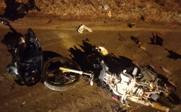 Motociclista morre após colidir contra carro em Turvo