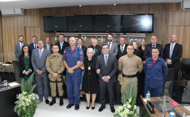 Em Içara, sargento do CBMSC recebe homenagem na Câmara de Vereadores