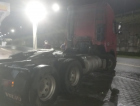 Roda de caminhão pega fogo em Santa Rosa do Sul
