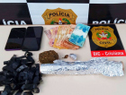 Criciúma: Homem é preso por tráfico de drogas no bairro Paraíso 