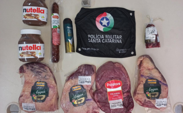 Homem é detido após furtar itens de supermercado em Criciúma