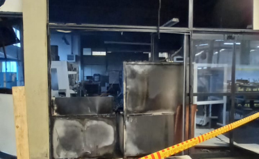 Urussanga: Ferramentaria de empresa fica destruída após incêndio