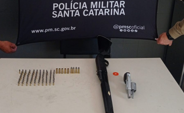 Homem ameaça ex-mulher e acaba preso pela PM em Criciúma 