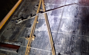 Homens são flagrados furtando materiais de obra de Contorno Viário na BR-101