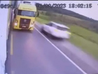 Caminhoneiro quase provoca acidentes por dirigir sem descanso na BR-116 (VÍDEO)