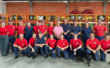 Setembro amarelo é pauta durante visita do tenente-coronel do Corpo de Bombeiros de São Paulo