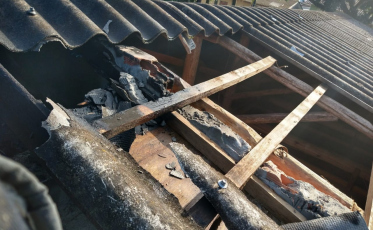 Princípio de incêndio atinge residência em Criciúma