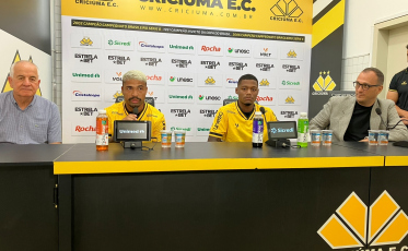 Marcinho e Thiaguinho são apresentados e buscam ajudar o ataque do Criciúma