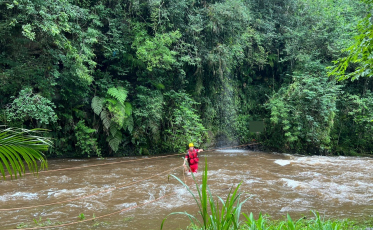  Após ocorrência em Siderópolis, bombeiros alertam sobre cuidados com enxurradas 