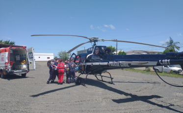 Sarasul e bombeiros resgatam vítima de afogamento em Jaguaruna