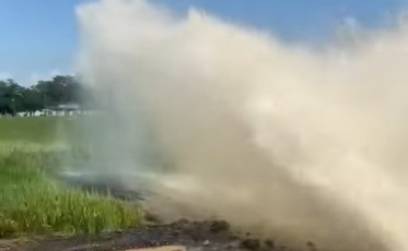 Novo rompimento em adutora não deve prejudicar abastecimento na região (VÍDEO) 