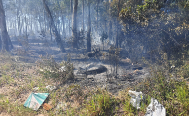 Passo de Torres registra dois incêndios em vegetação