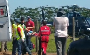 Criança é atropelada e sofre traumatismo cranioencefálico em Içara (VÍDEOS)