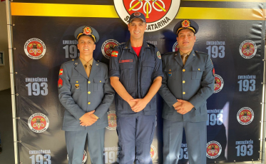 CBMSC em Turvo conta com novo comandante