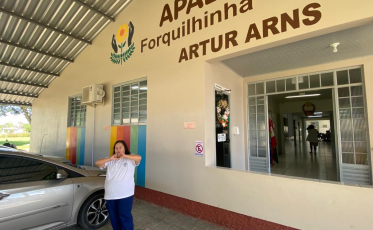 Dia Internacional da Síndrome de Down: conheça a história de uma das alunas da Apae Forquilhinha