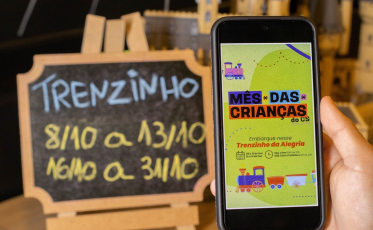 No Mês das Crianças, Criciúma Shopping garante diversão com trenzinho gratuito para todas as idades