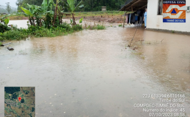 Timbé do Sul apresenta pontos de alagamento (FOTOS)