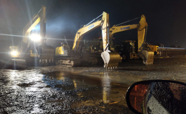 Em situação de emergência, Araranguá realiza abertura de canal em rio e abriga desalojados 