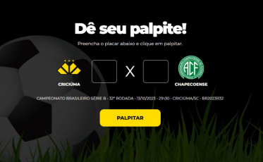 Criciúma x Chapecoense: saiba quem ganhou o Bolão do Bistek