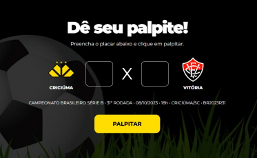 Criciúma x Vitória: saiba quem ganhou o Bolão do Bistek