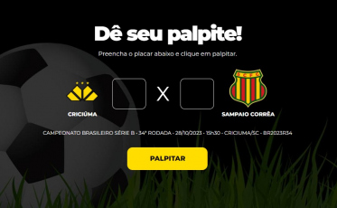 Criciúma x Sampaio Corrêa: saiba quem venceu o Bolão do Bistek