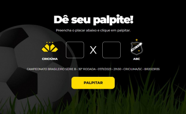 Criciúma x ABC: participe do Bolão do Bistek