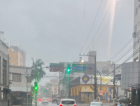 Veja: em menos de uma hora, chuva alaga ruas de Criciúma (FOTOS e VÍDEO)