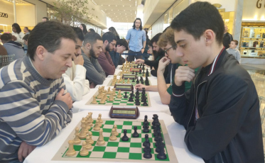 Circuito de xadrez rápido volta ao Nações Shopping neste domingo 