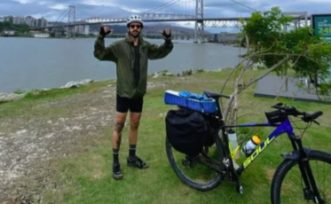 4,8 mil km: engenheiro de SC 'troca' festas de fim de ano por pedal na América do Sul